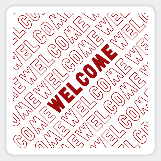 Welcome Sticker by ProjectM